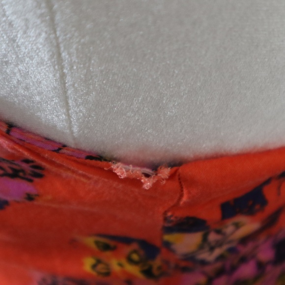 Free People Mini Floral Flowy Dress Size SMALL - Picture 5 of 7